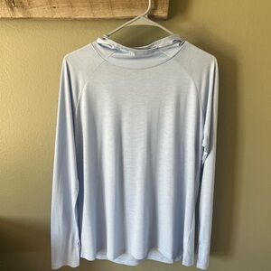 Light Blue Women’s Bamboo UPF 20 shirt